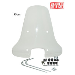 windshield DMP with mounting set high 73cm clear vespa S