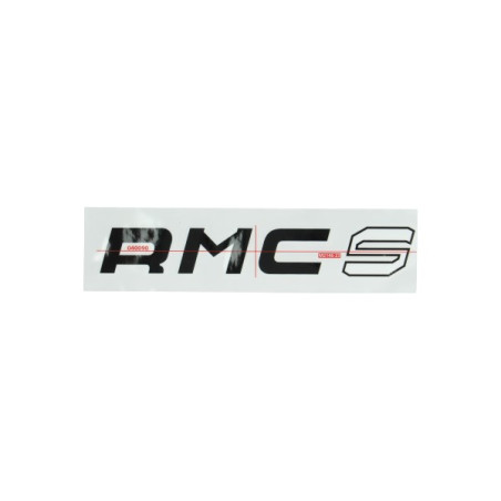 sticker rmc-s zwart/wit kreidler