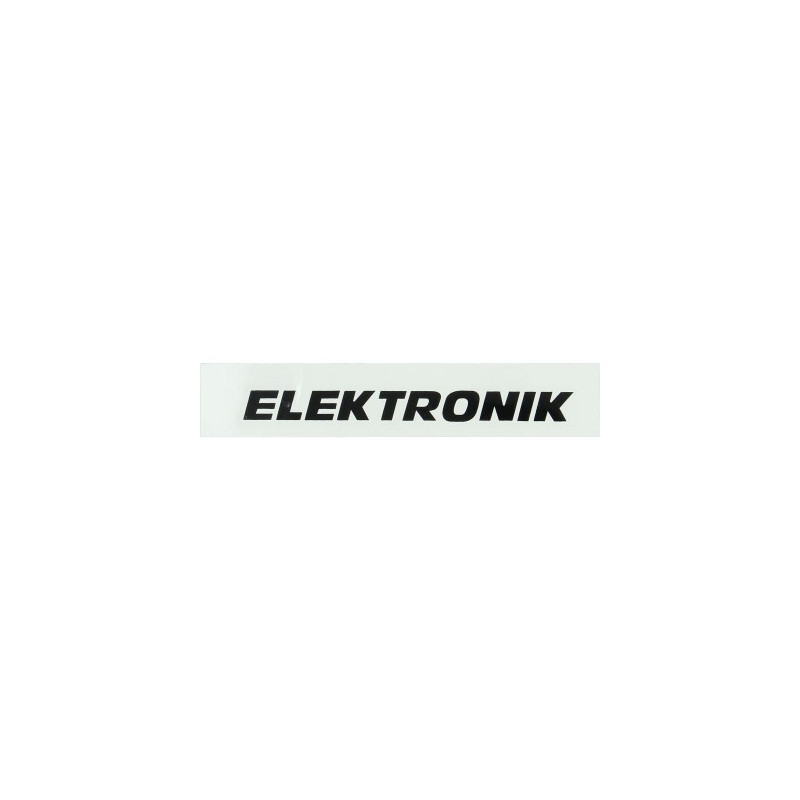 sticker (elektronik) black/white