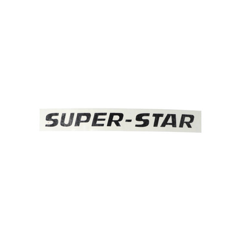 sticker (super-star) black/white