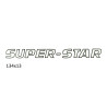 sticker (super-star) wit/zwart kreidler