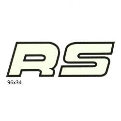sticker wit/zwart kreidler rs