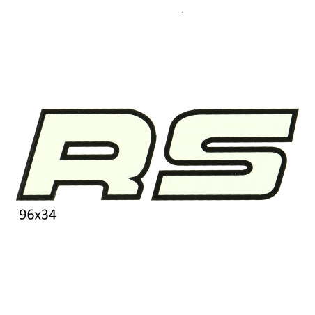 sticker kreidler white/black kreidler rs