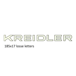sticker word [kreidler] white/black