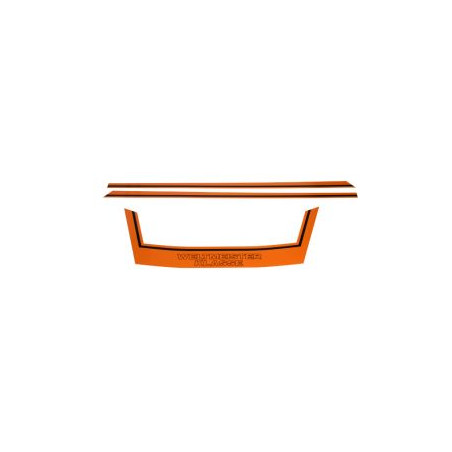 sticker set buddyseat Weltmeister Klasse orange kreidler