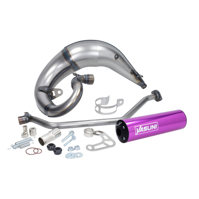 uitlaat yasuni Cross ML bovenlangs paars sherco SE-R, sherco sm track, sherco SM-R, sherco tub807tf-d72