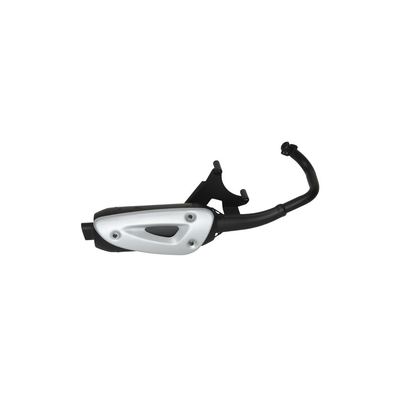 exhaust Tecno standard model straight (made in EU) black sr piaggio engine