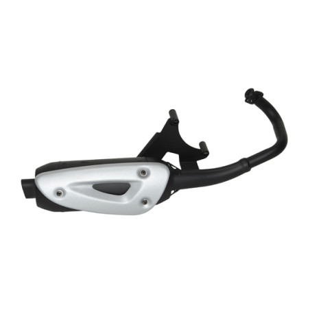 exhaust Tecno standard model straight (made in EU) black sr piaggio engine