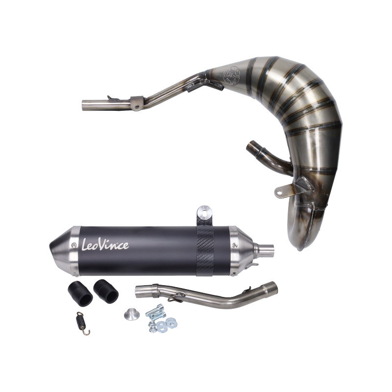 uitlaat Leovince x-fight zwart beta rr50 3259b