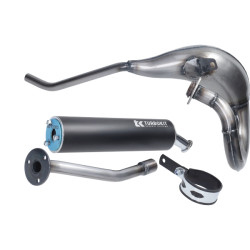 uitlaat Turbokit met E-keur sx, senda 07-18 vernis aprilia, derbi