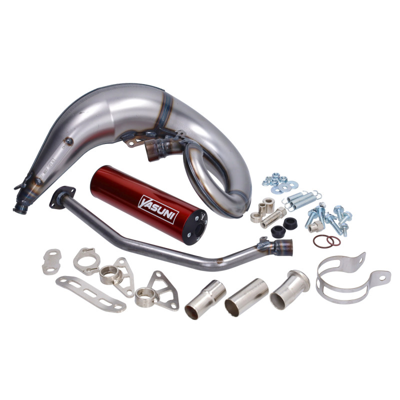 exhaust Yasuni Cross ML red derbi, senda, sx tub807te-94