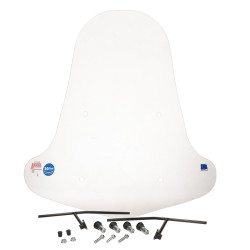 windscherm Regia met bevestigingsset (made in EU) hoog 72cm helder agm Goccia GEV1000, Tomos A35