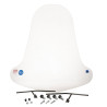 windshield Regia with mounting set (made in EU) AGM Goccia tomos 72cm clear agm Goccia GEV1000, Tomos A35