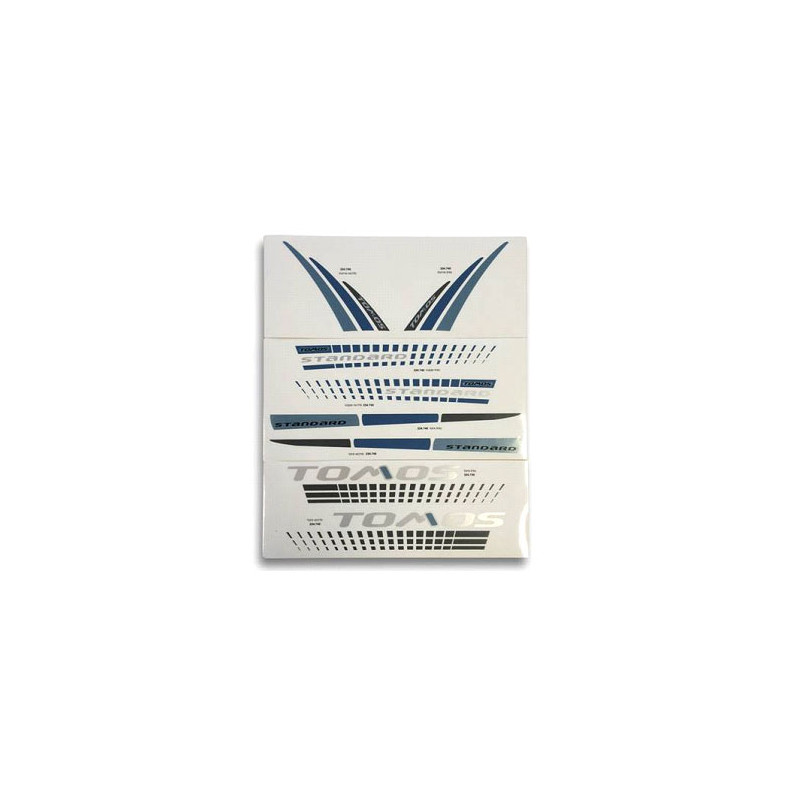 sticker set tomos 2015 black/blue Standard 080100