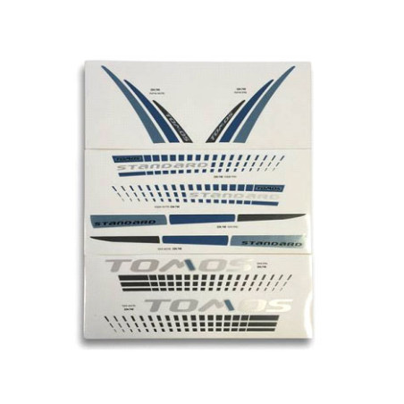 sticker set tomos 2015 black/blue Standard 080100