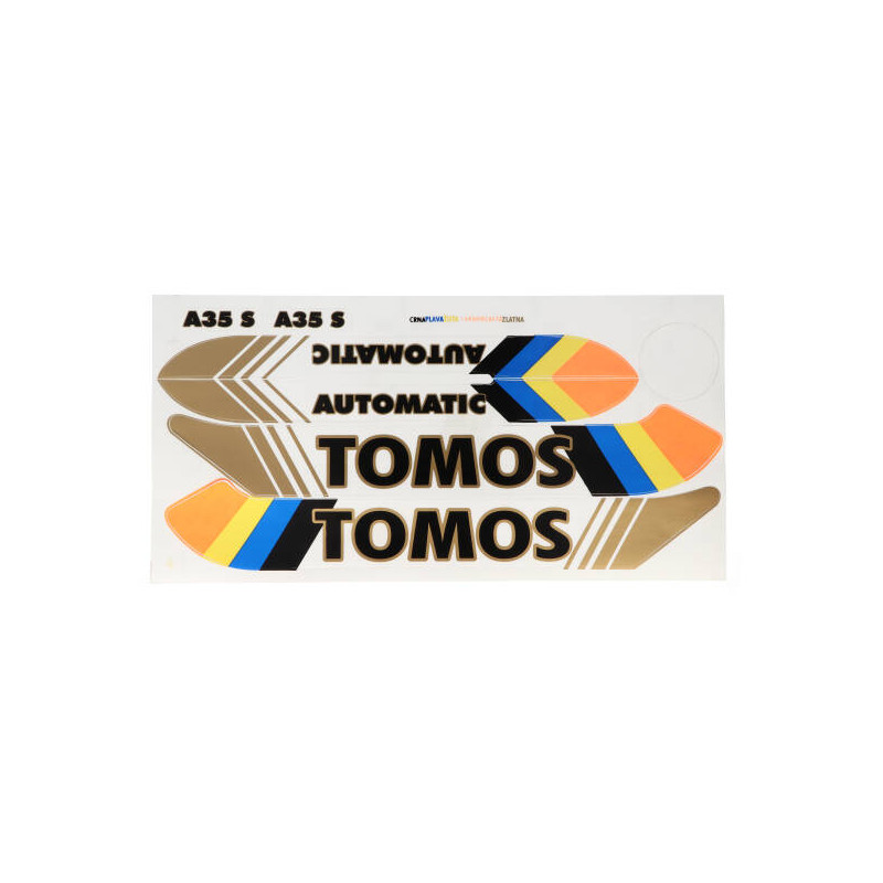 sticker set tank fluorine Tomos A35, Tomos