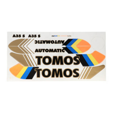 sticker set tank fluorine Tomos A35, Tomos