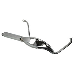 uitlaat tecno hoog fish 28mm chroom tomos, a3, a35
