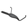 uitlaat tecno hoog fish 28mm zwart tomos, a3, a35