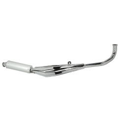 exhaust Bullet expansion 28mm chrome/alu a3, Tomos A35