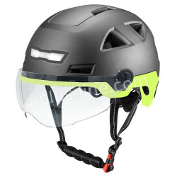 Vito E-Light Met Vizier Mat Zwart + Fluor (Speed Pedelec)