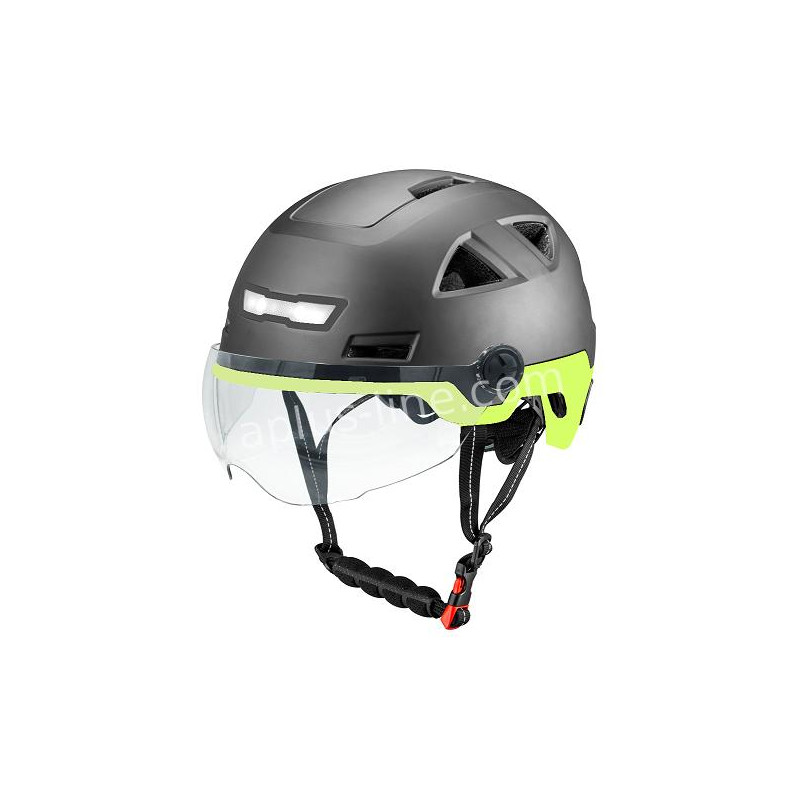 Vito E-Light Met Vizier Mat Zwart + Fluor (Speed Pedelec)