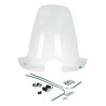 windshield Regia with mounting set high (made in EU) mod. orig 65cm clear django