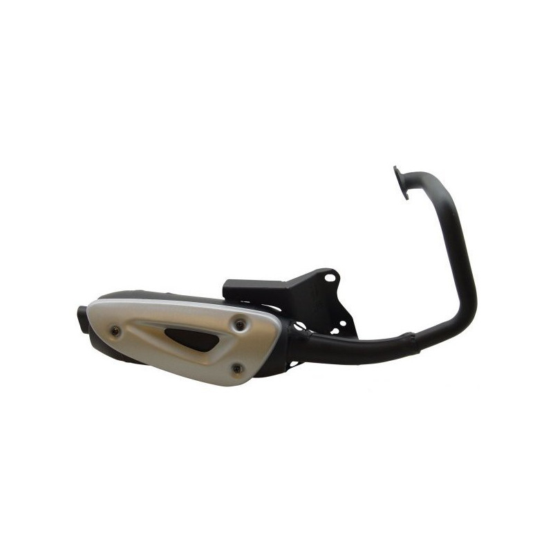 uitlaat tecno standaard model straight 25km (made in EU) zwart viva