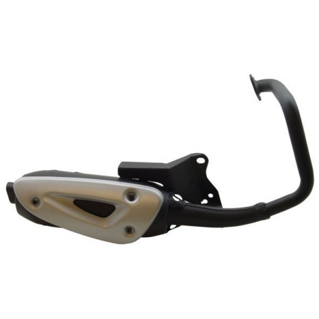 uitlaat tecno standaard model straight 25km (made in EU) zwart viva