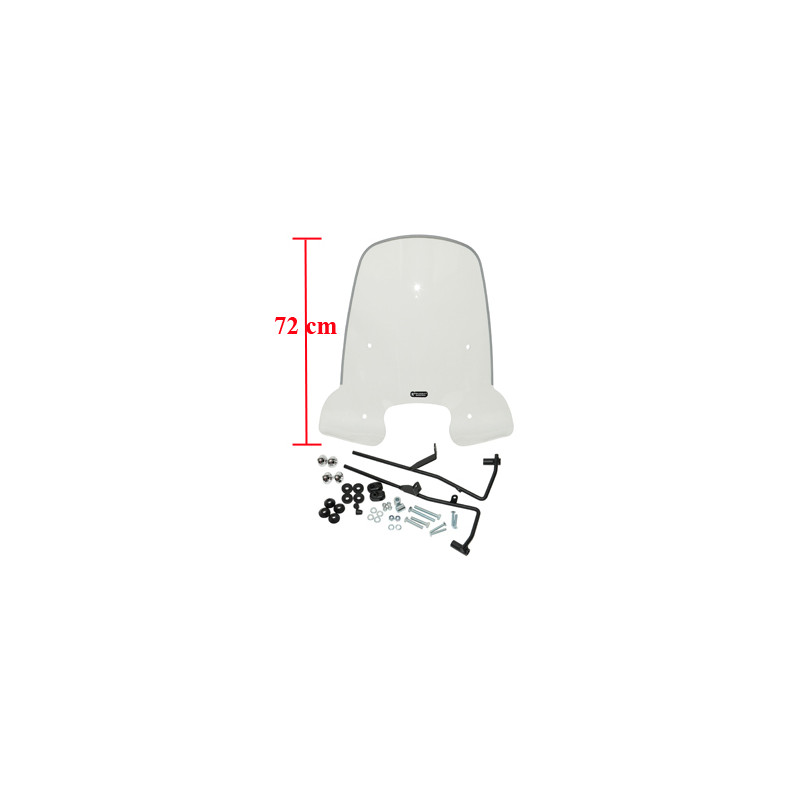 windscherm Peugeot origineel met bevestigingsset hoog 72cm helder tweet pg530-apa-p0l