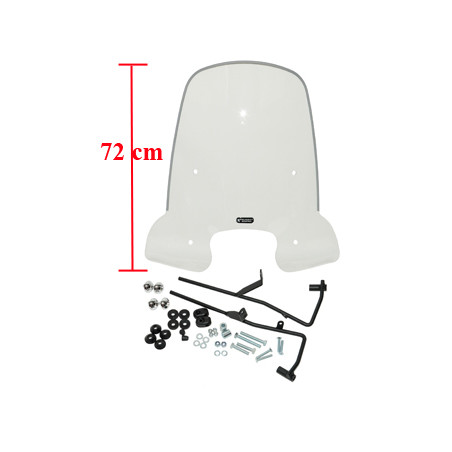 windshield Peugeot original with mounting set high 72cm clear Tweet pg530-apa-p0l