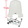 windshield Peugeot original with mounting set high 72cm clear Tweet pg530-apa-p0l