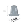 windscherm Peugeot origineel met bevestigingsset hoog o.t. 66cm smoke viva 745421