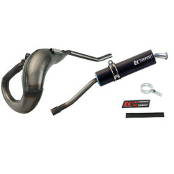 exhaust Turbokit right e-approval w/o paint/black senda drd pro op op