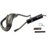 exhaust Turbokit right e-approval w/o paint/black senda drd pro op op
