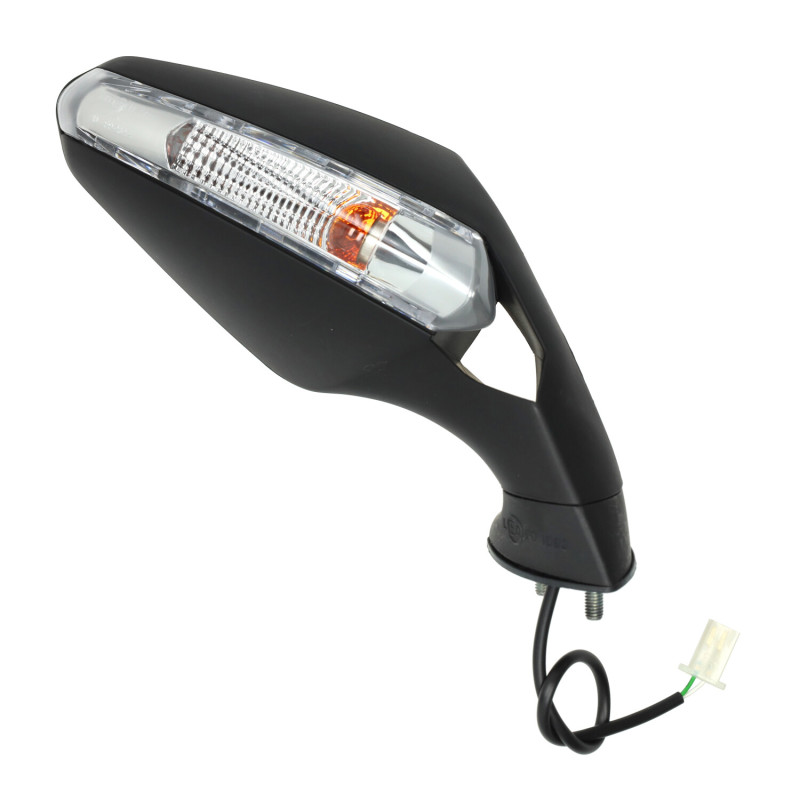 mirror sport incl flashing light right derbi, gilera, gpr