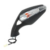 mirror sport incl flashing light left derbi, gilera, gpr