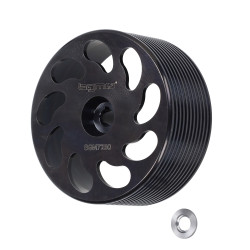 clutch bell Bgm pro rear wheel cnc black citta, vespa, ciao, si, bravo, grillo bgm7250