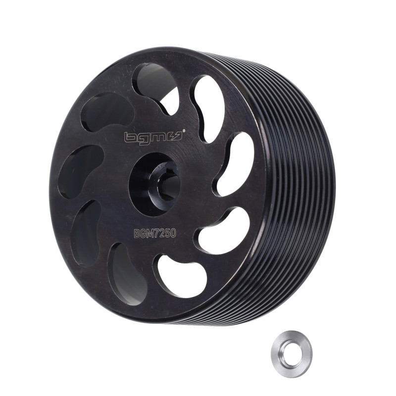 clutch bell Bgm pro rear wheel cnc black citta, vespa, ciao, si, bravo, grillo bgm7250