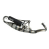 uitlaat yasuni yasuni-R zwart sco piaggio 2t, zip 2t , runner, typhoon, nrg tub420b