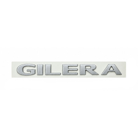 emblem Piaggio original word [gilera] left/right front gilera, runner 50/125/180/200 655545