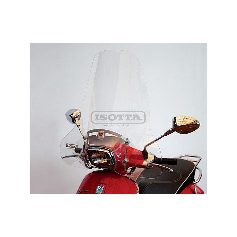 windshield Isotta with mounting set high bright vespa sprint op op