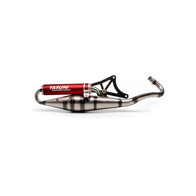 uitlaat yasuni yasuni-Z rood sco piaggio 2t tub418r
