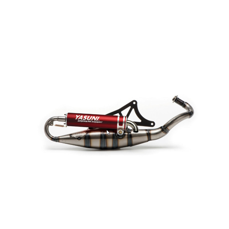 uitlaat yasuni yasuni-R rood gilera runner 50, sco piaggio 2t tub420r