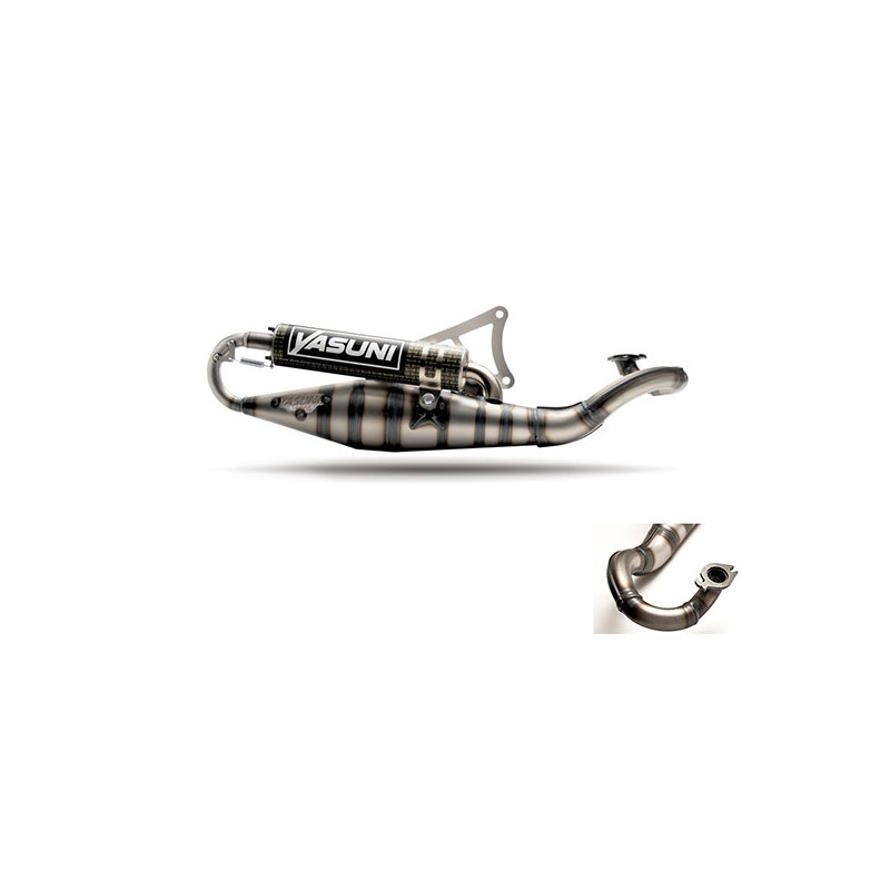 exhaust Yasuni carrera 10 w/o paint/kevlar sco piaggio 2t tub317