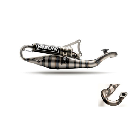 uitlaat yasuni carrera 10 blank/kevlar sco piaggio 2t tub317