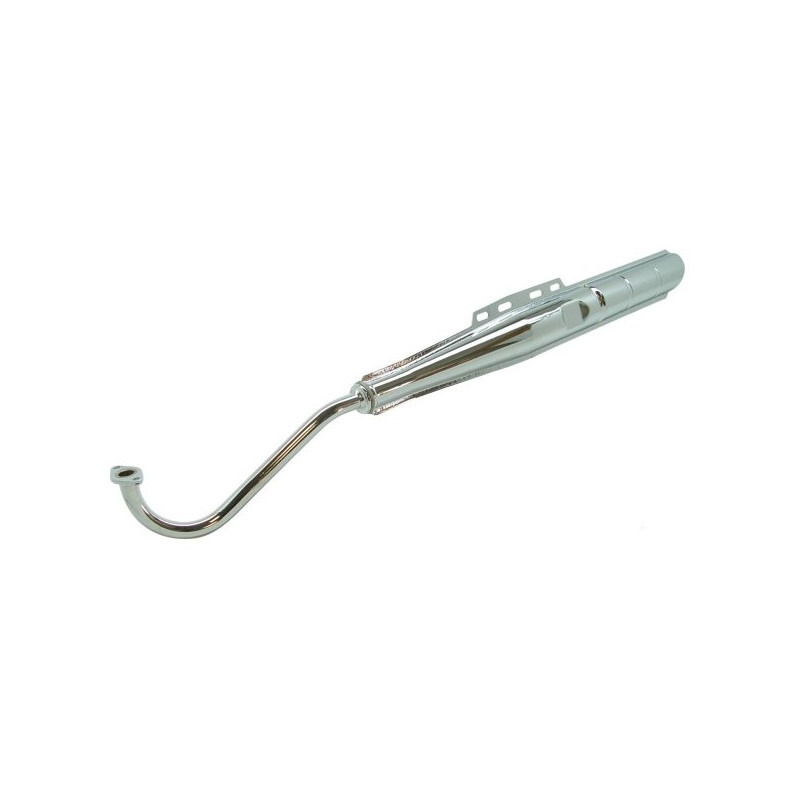 uitlaat tecno origineel model (made in EU) 18mm chroom puch maxi