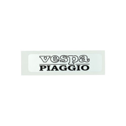 emblem tank logo silver/black moped vespa