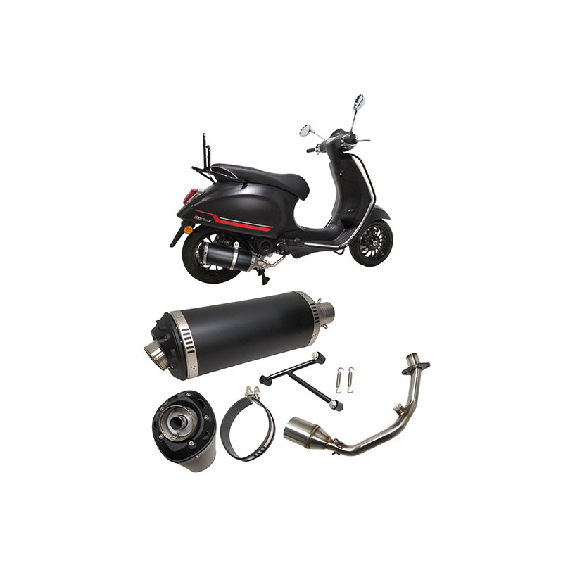 exhaust Power1 euro-5 EVO-1 EVO-1 black Primavera, sprint, zip 4t