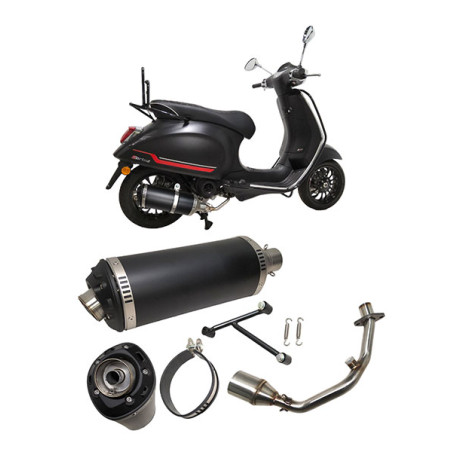 exhaust Power1 euro-5 EVO-1 EVO-1 black Primavera, sprint, zip 4t